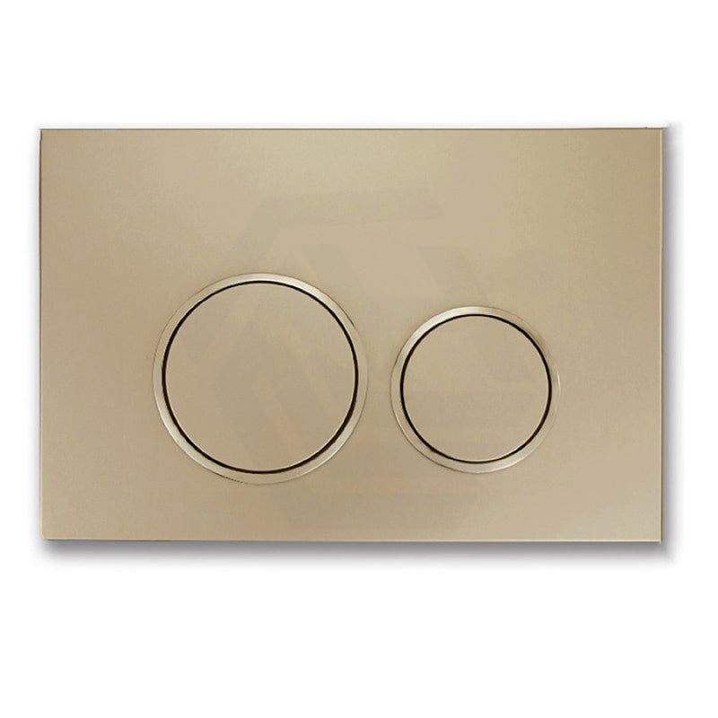 R&T Toilet Button For In-Wall Concealed Cistern Brushed Gold Surface G3004111Bg Toilets Push Buttons