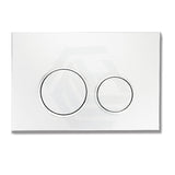 R&T Toilet Button For In-Wall Concealed Cistern Gloss White Surface G3004111W Toilets Push Buttons