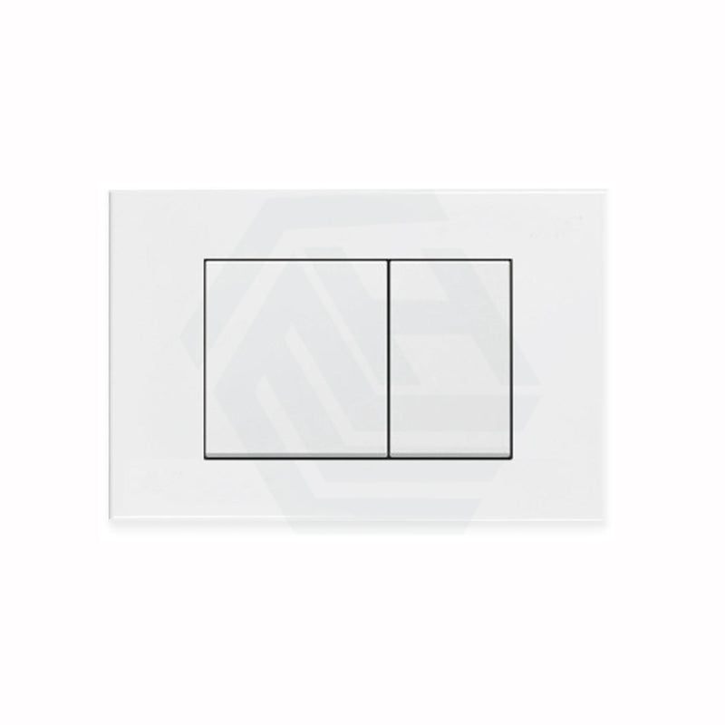 R&t Toilet Button For In-Wall Concealed Cistern Gloss White Surface G3005008W