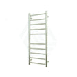 Radiant Mirror Polished Heated Round Ladder Towel Rail 430 X 1100Mm 10 Bars Rails