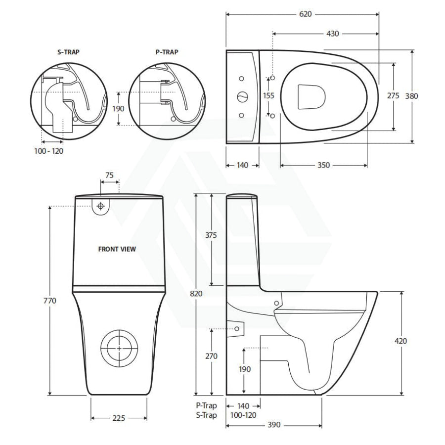 Rak Sensation Back-To-Wall Toilet Suite With Rimless Hygienic Flush Hidden Fixings Box Rim Suites