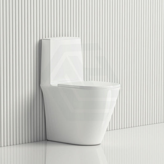 Rak Sensation Back-To-Wall Toilet Suite With Rimless Hygienic Flush Hidden Fixings Gloss White