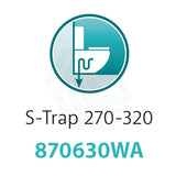 Rak Washington Front Lever Adjustable Link Toilet Suite P-Trap Or S-Trap Available Gloss White