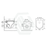 Raul Rimless Wall Hung Toilet Pan With Geberit Frameless Inwall Concealed Cistern Sigma8 Push