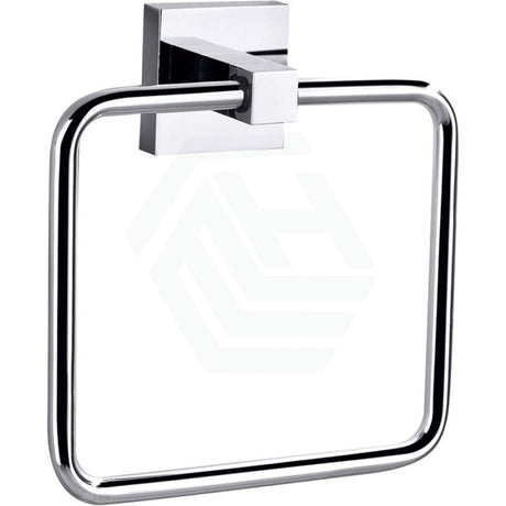 Rectangle Hand Towel Holder Chrome Bathroom Products