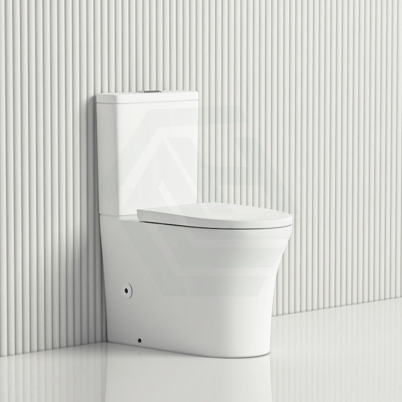 Rimless Plus Tornado Toilet Suite Back To Wall Supreme Flush Square Push Button Suites