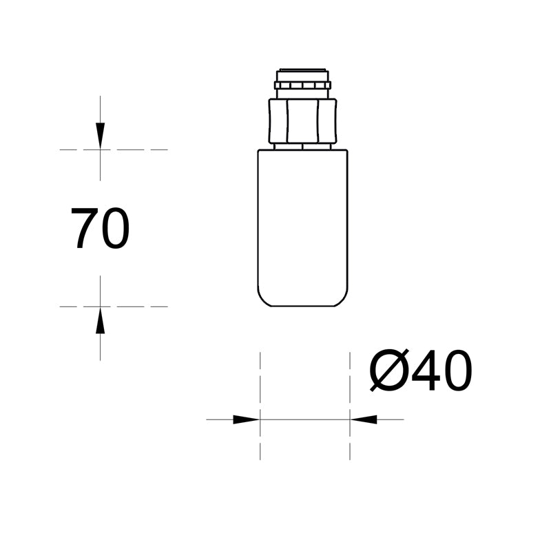 N#1(Nickel) Billi Brushed Xi Dispenser Riser 70/120Mm For Xl Levered & Xt Touch Dispensers