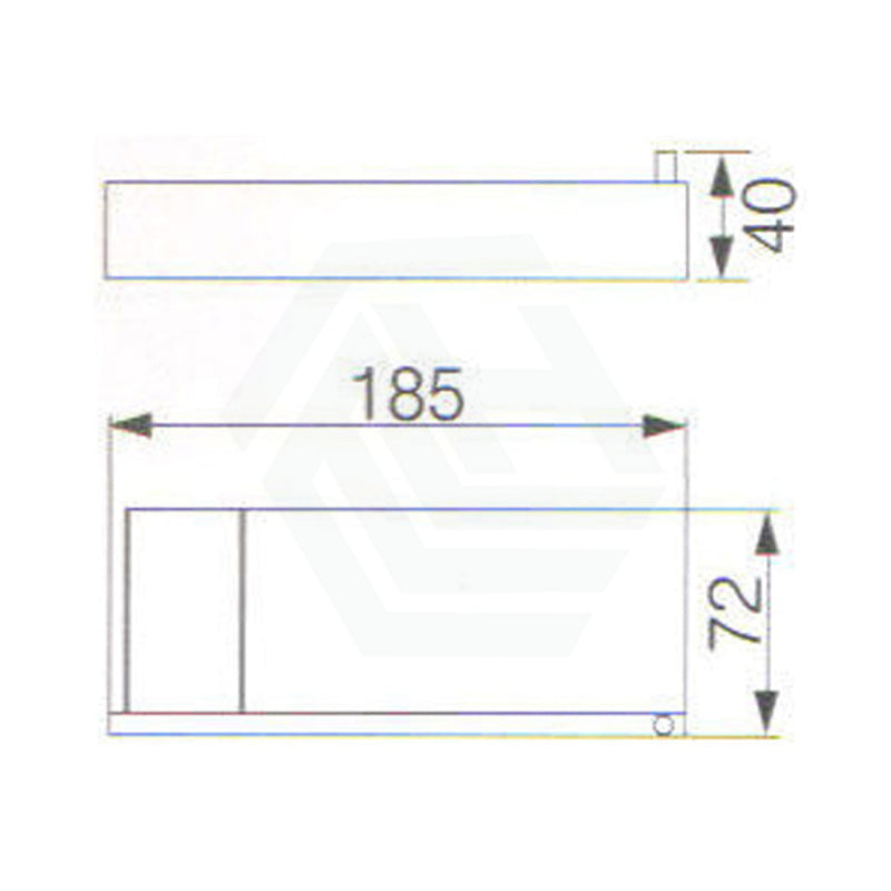 Rosa Chrome Toilet Roll Holder Stainless Steel 304 Paper Holders