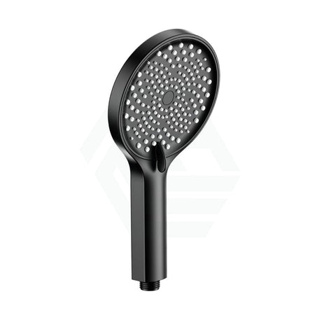 Round Abs 3 Function Handheld Shower Only Matt Black Showers