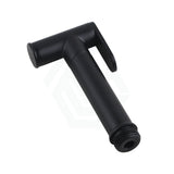 Round Black Brass Toilet Bidet Spray Kit With 1.2M Pvc Water Hose