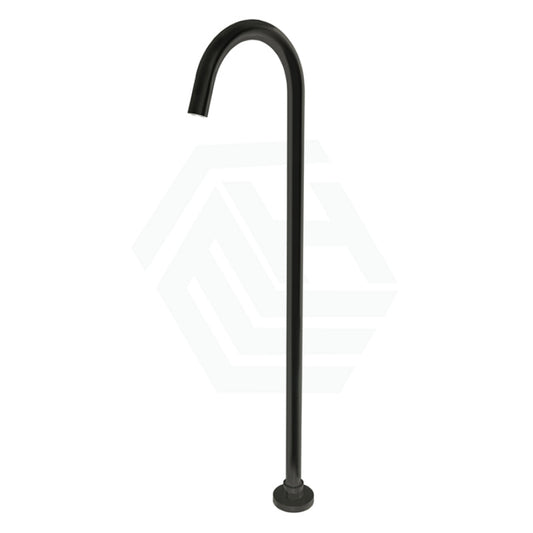 Freestanding Bath Spout Stainless Steel Matt Black