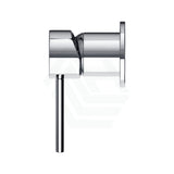 Round Brass Chrome Shower/Bath Mixer With Diverter Wall Mixers With