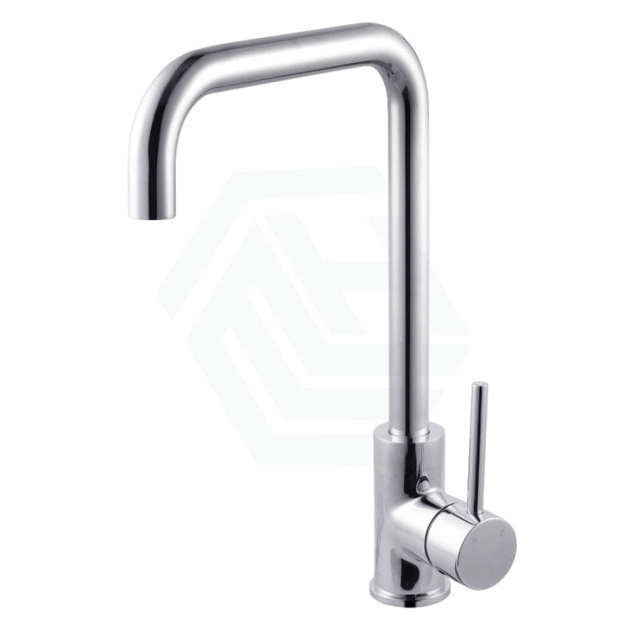 Chrome Swivel Gooseneck Spout Kitchen Mixer Tap