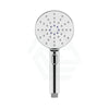 Round Chrome Abs 3 Function Handheld Shower Only Showers