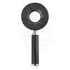 ABS Handheld Shower Round 3 Functions Black and Chrome