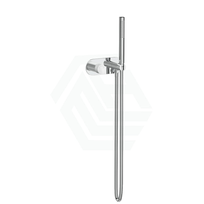 Round Chrome Handheld Shower Set with Mixer