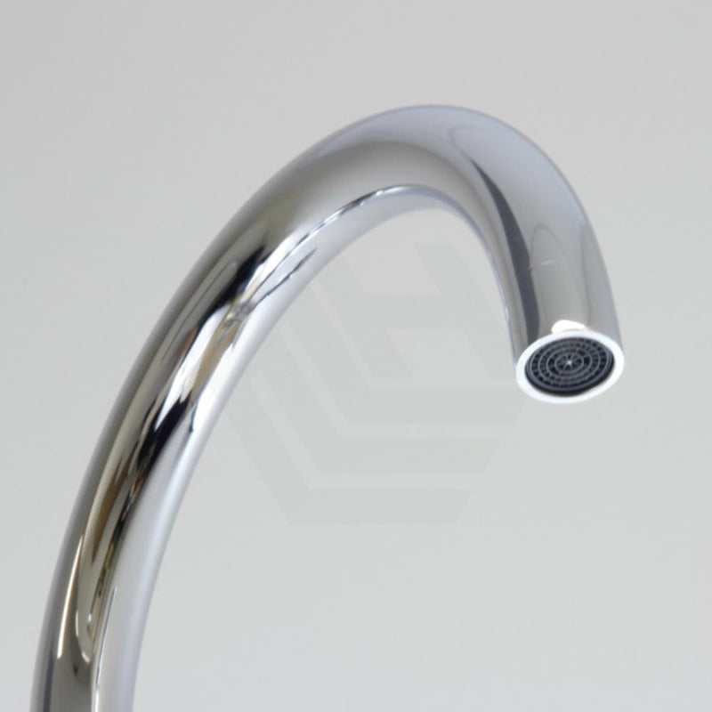 Round Floor Mounted Bath Mixers Handheld Stainless Steel Chrome