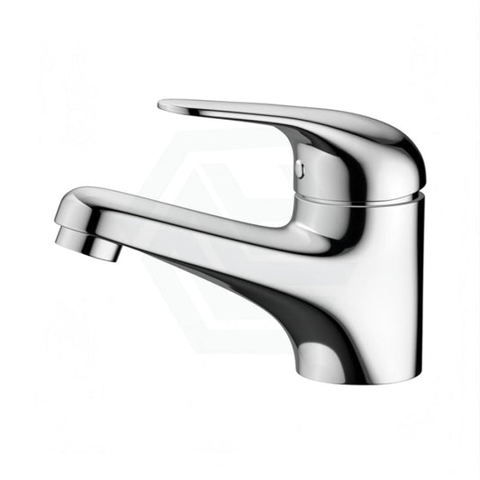 Ruby Solid Brass Chrome Short Basin Mixer Vanity Tap Mixers