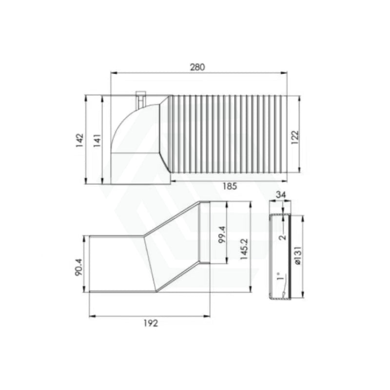 S-Trap-100 Toilet Suite S Trap Connector Toilets Traps