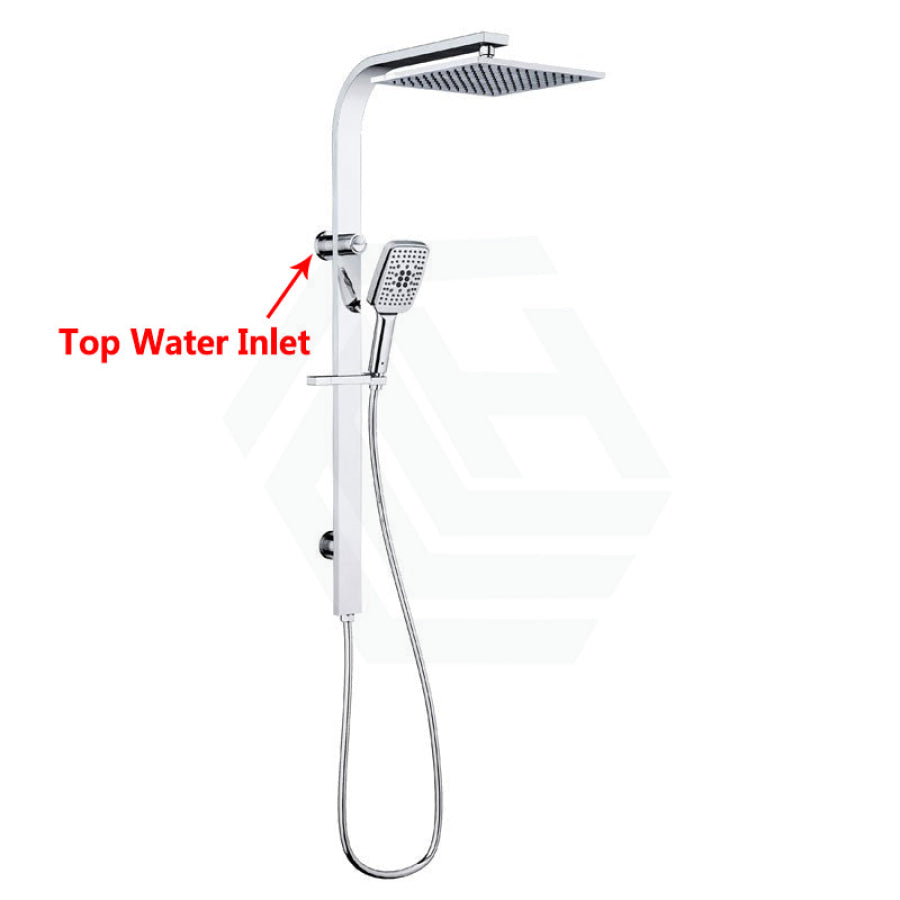 Combo Twin Shower Top Inlet Sando Chrome