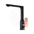 Seto 360 Swivel Solid Brass Matt Black & Rose Gold Handle Kitchen Sink Mixer Tap Mixers