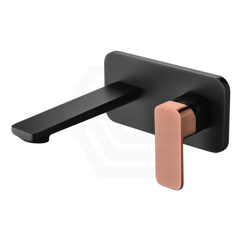 Seto Wall Mixer With Spout Solid Brass Matt Black Rose Gold