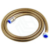 G#1(Gold) Aquaperla 1500Mm Brushed Brass Flexible Shower Hose Stainless Steel Hoses