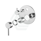 Round Chrome Shower Wall Mixer Diverter Dress Kit Only