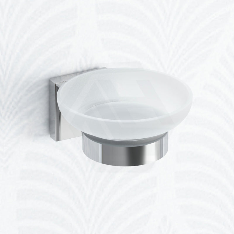 Soap Dish Holder With Square Bracket Chrome