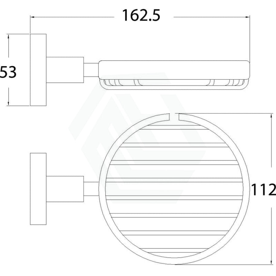 Soap Wire With Round Bracket Chrome