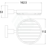 Soap Wire With Round Bracket Chrome