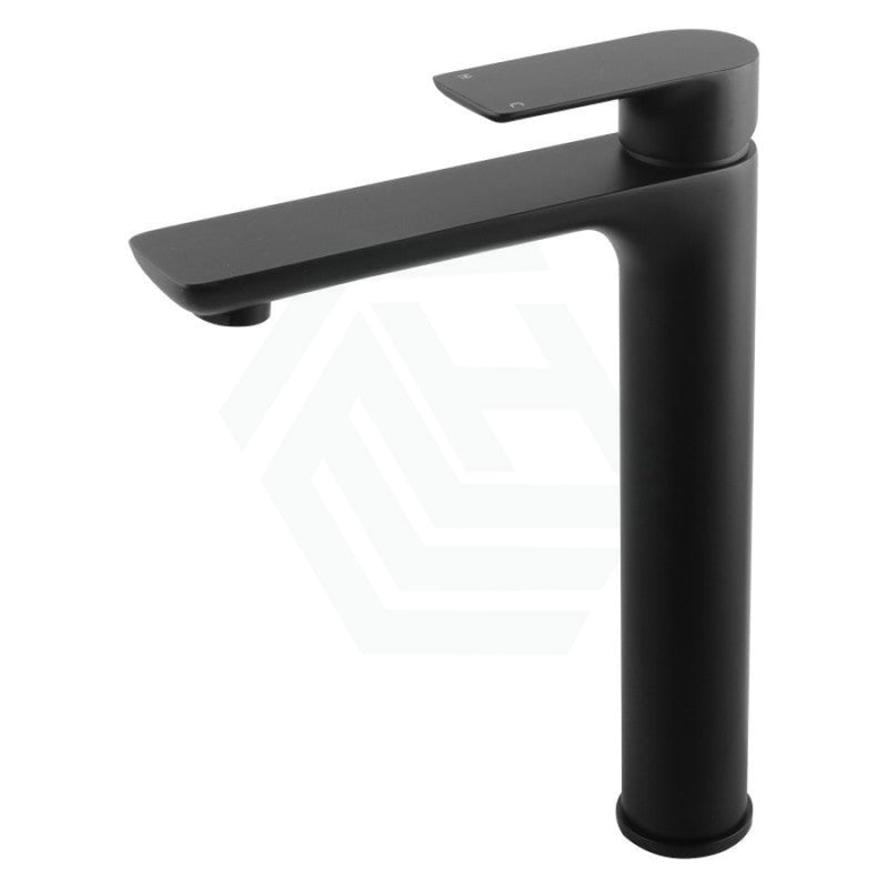 Bathroom Brass Tall Basin Mixer Tap Black