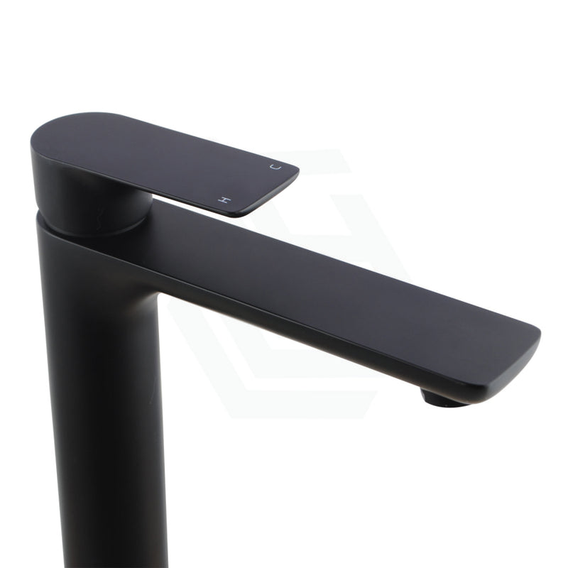 Solid Brass Black Tall Basin Mixer Tap Bathroom Products