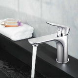 Solid Brass Chrome Basin Mixer Tap Bathroom Products