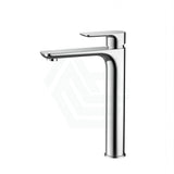 Solid Brass Chrome Tall Basin Mixer Tap Bathroom Mixers