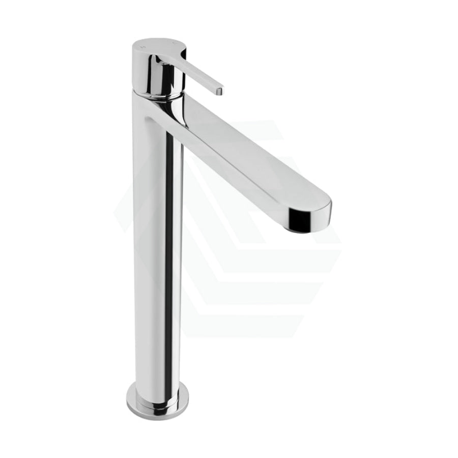 Solid Brass Chrome Tall Basin Mixer Tap Vanity For Bathroom Mixers