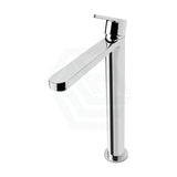 Solid Brass Chrome Tall Basin Mixer Tap Vanity For Bathroom Mixers