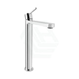 Solid Brass Chrome Tall Basin Mixer Tap Vanity For Bathroom Mixers