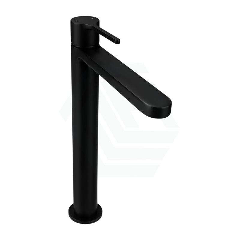 Solid Brass Matt Black Tall Basin Mixer Tap Vanity For Bathroom Mixers