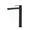 Solid Brass Matt Black Tall Basin Mixer Tap Vanity For Bathroom Mixers