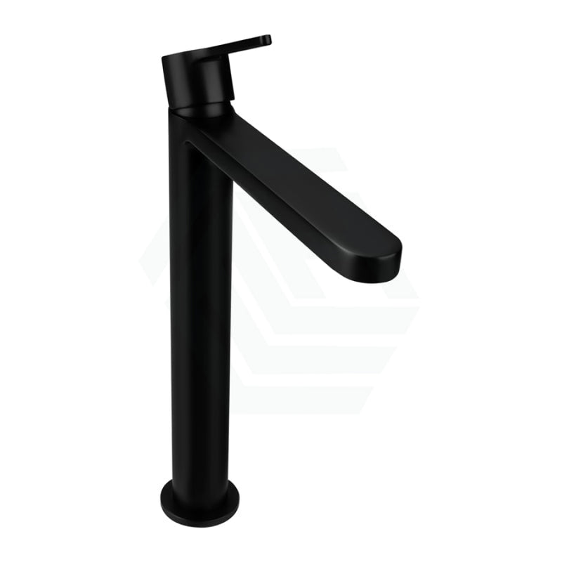 Solid Brass Matt Black Tall Basin Mixer Tap Vanity For Bathroom Mixers