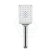 Square 3 Functions Chrome Rainfall Hand Held Shower Head Only Handheld Showers