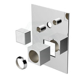 Chrome Shower Wall Mixer Diverter Kit Only