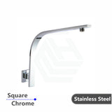 Square Gooseneck Wall Shower Arm Chrome