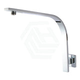 Square Gooseneck Wall Shower Arm Chrome Arms