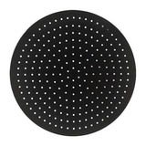 400Mm 16 Inch Stainless Steel Round Black Super-Slim Rainfall Shower Head