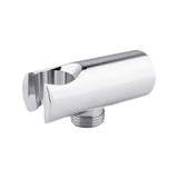 Round Chrome Handheld Shower Set With Mixer Rail