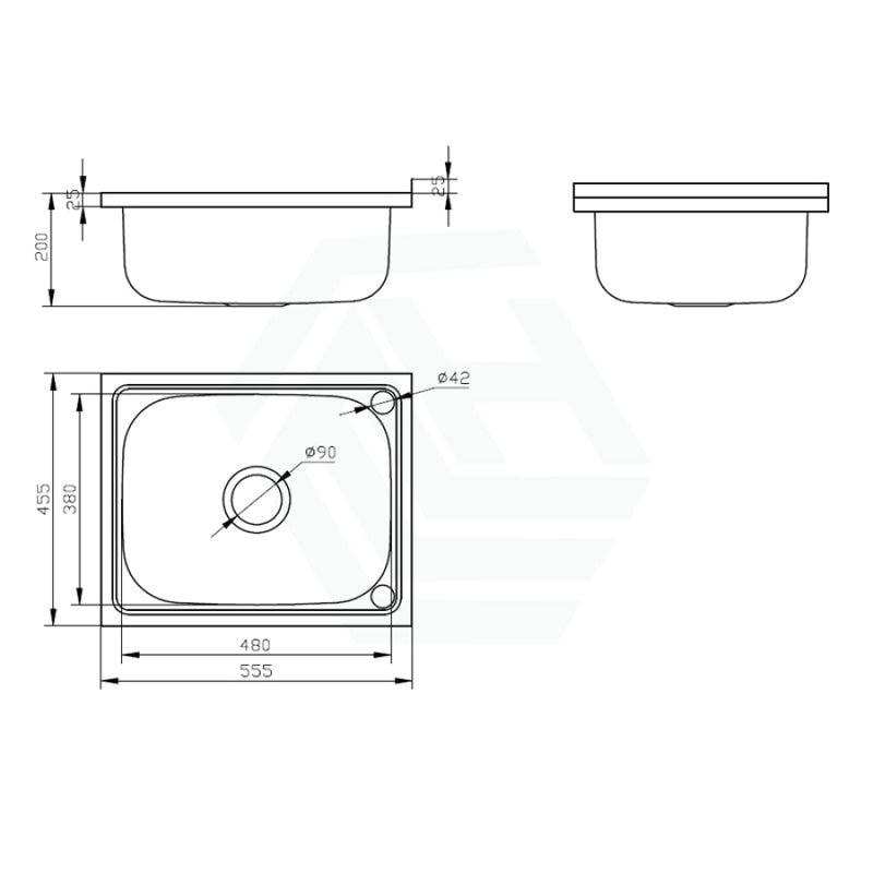 Stainless Steel Cleaners Sink With Grate Commercial Sinks