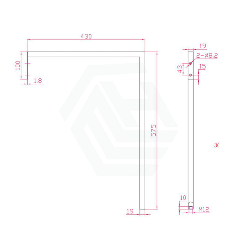 Stainless Steel Cleaners Sink With Wall Mount Legs Commercial Sinks