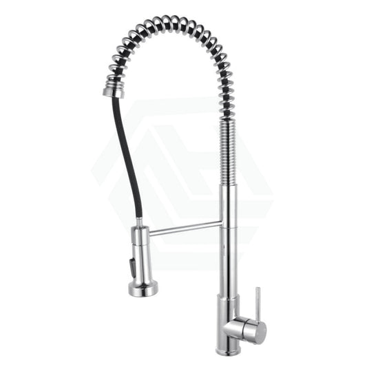 Tall Spring 360° Swivel Chrome Pull Out Kitchen Sink Mixer Tap Solid Brass Products